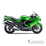 Kawasaki ZZR1400 2012 - Green