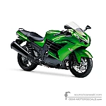 Kawasaki ZZR1400 2014 - Green