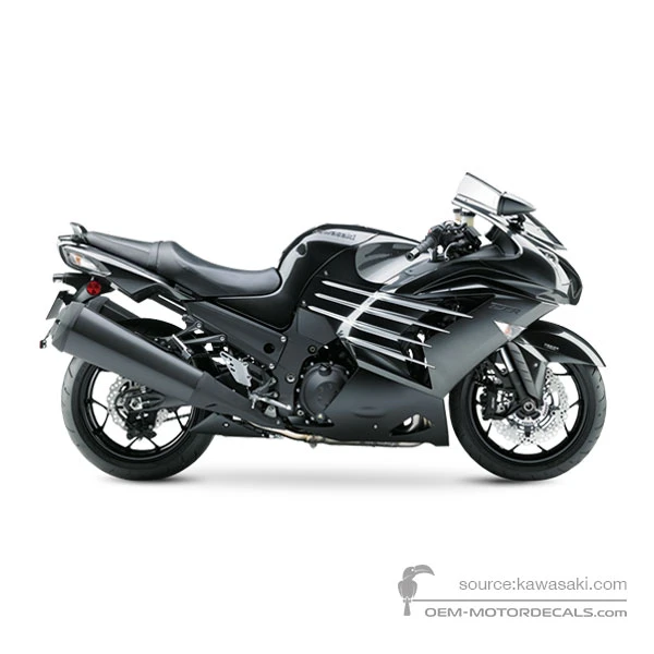 Decals for Kawasaki ZZR1400 2016 - Gray • Kawasaki OEM Decals