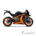 KTM 1190 RC8 R 2012 - Negro