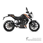 KTM 200 DUKE 2016 - White
