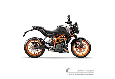 Stickers voor KTM 250 DUKE 2016 - Zwart • KTM OEM Stickers