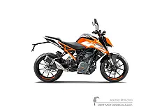 Decals for KTM 250 DUKE 2018 - Orange • KTM OEM Decals