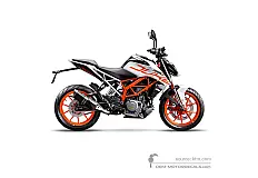 Stickers voor KTM 390 DUKE 2018 - Wit • KTM OEM Stickers