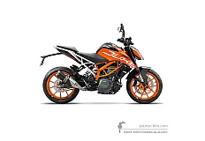 Autocollants pour KTM 390 DUKE 2020 - Orangé • KTM Autocollants OEM