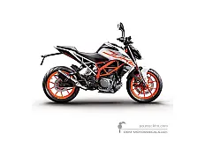 Pegatinas para KTM 390 DUKE 2019 - Blanco • KTM Pegatinas OEM