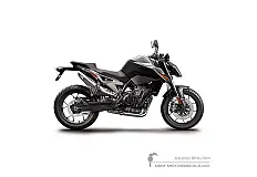 Stickers voor KTM 790 DUKE 2019 - Zwart • KTM OEM Stickers
