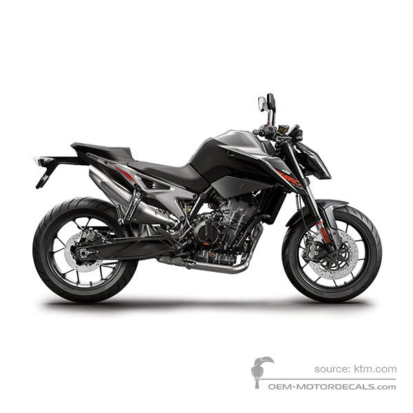 Adesivi per KTM 790 DUKE 2019 - Nero • KTM Adesivi OEM