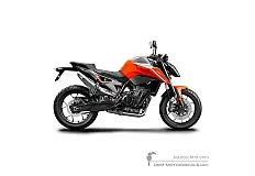 Autocollants pour KTM 790 DUKE 2019 - Orangé • KTM Autocollants OEM