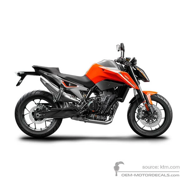 Autocollants pour KTM 790 DUKE 2018 - Orangé • KTM Autocollants OEM