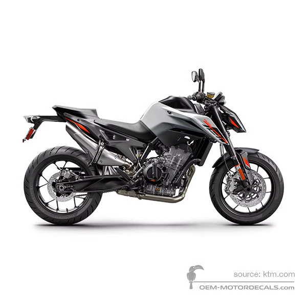 Pegatinas para KTM 790 DUKE 2022 - Gris • KTM Pegatinas OEM