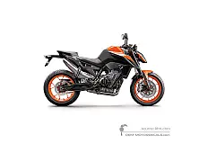 Naklejki do KTM 890 DUKE 2022 - Pomarańczowy • KTM Naklejki OEM