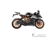 Stickers voor KTM RC125 2015 - Zwart • KTM OEM Stickers