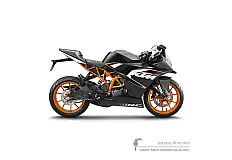 Decals for KTM RC200 2015 - Black • KTM OEM Decals