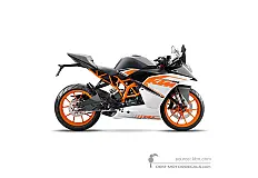 Pegatinas para KTM RC200 2017 - Blanco • KTM Pegatinas OEM