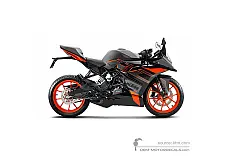 Autocollants pour KTM RC200 2020 - Noir • KTM Autocollants OEM