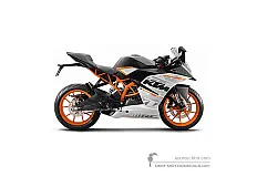 Naklejki do KTM RC250 2015 - Biały • KTM Naklejki OEM