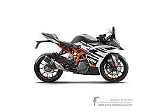 Autocollants pour KTM RC390 2020 - Blanc • KTM Autocollants OEM