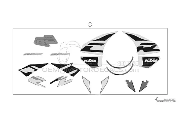 KTM RC390 2020 - Blanc