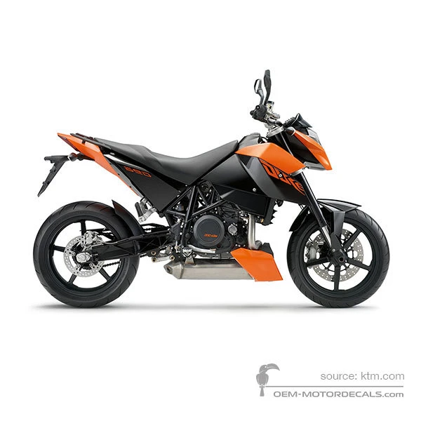 Aufkleber für KTM 690 DUKE 2010 - Orange • KTM OEM-Aufkleber