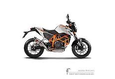 Adesivi per KTM 690 DUKE R 2014 - Bianco • KTM Adesivi OEM