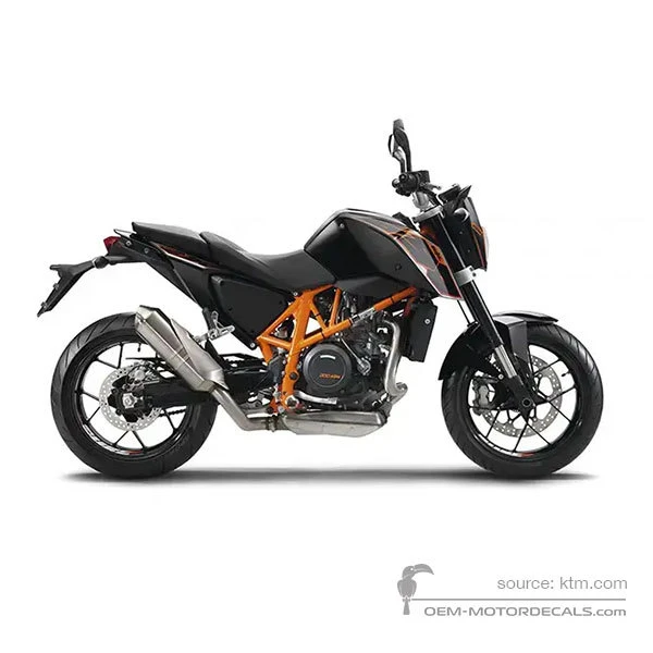 Decals for KTM 690 DUKE 2015 - Black • KTM OEM Decals