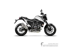 Adesivi per KTM 690 DUKE 2017 - Bianco • KTM Adesivi OEM