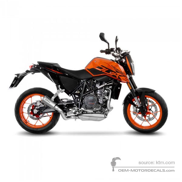 Naklejki do KTM 690 DUKE 2018 - Pomarańczowy • KTM Naklejki OEM