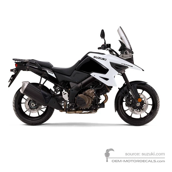 Pegatinas para  - Negro Blanco • Suzuki Pegatinas OEM