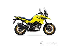 Decals for Suzuki DL1050XT VSTROM 2020 - Yellow • Suzuki OEM Decals