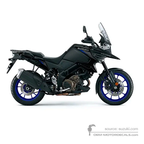 Decals for Suzuki DL1050 VSTROM 2024 - Black • Suzuki OEM Decals