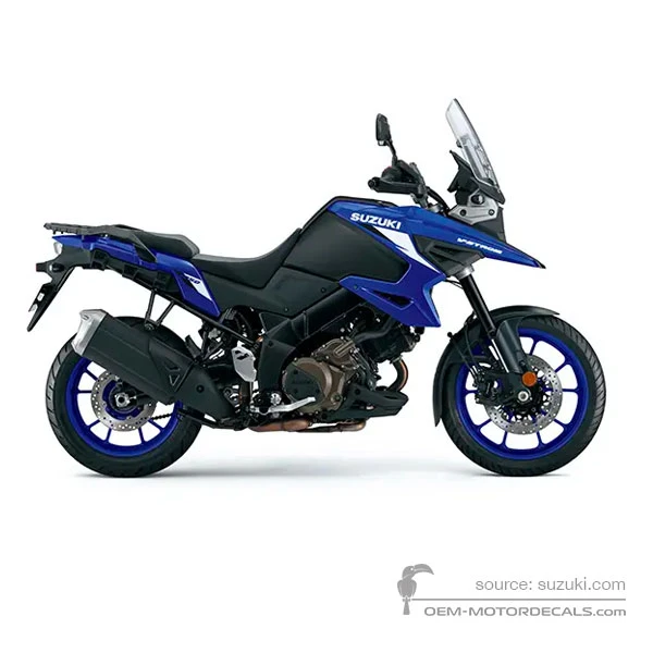 Naklejki do Suzuki DL1050 VSTROM 2024 - Niebieski • Suzuki Naklejki OEM