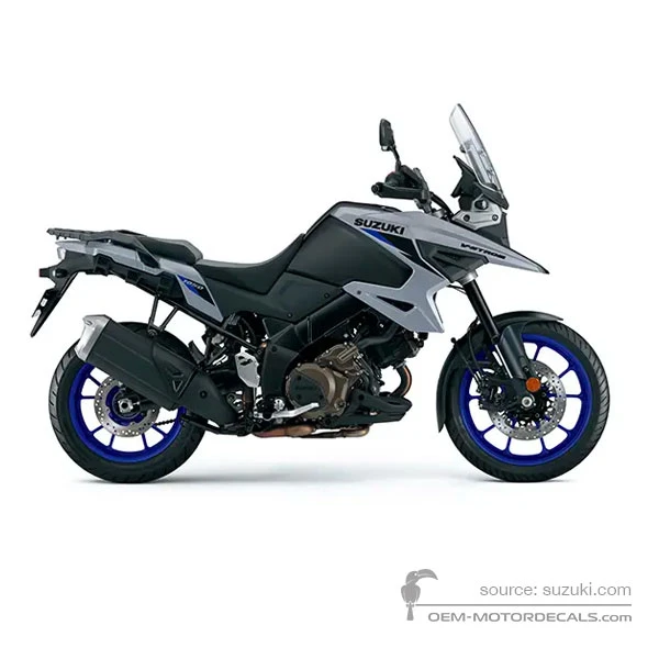 Pegatinas para Suzuki DL1050 VSTROM 2024 - Gris • Suzuki Pegatinas OEM