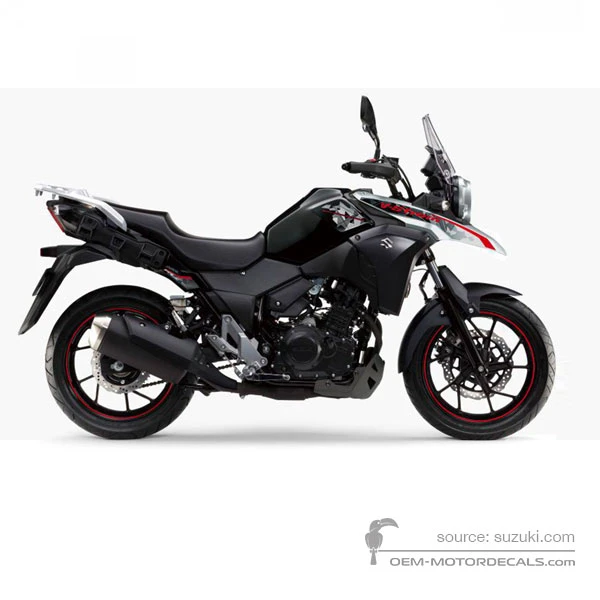 Decals for Suzuki DL250 VSTROM 2020 - Black • Suzuki OEM Decals