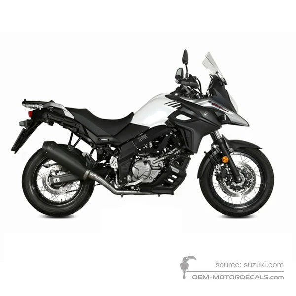 Pegatinas para Suzuki DL650XT VSTROM 2017 - Blanco • Suzuki Pegatinas OEM