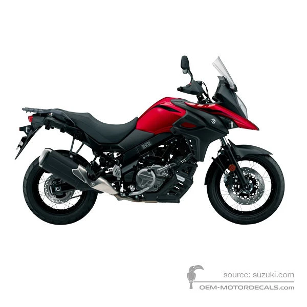 Pegatinas para Suzuki DL650XT VSTROM 2019 - Rojo • Suzuki Pegatinas OEM