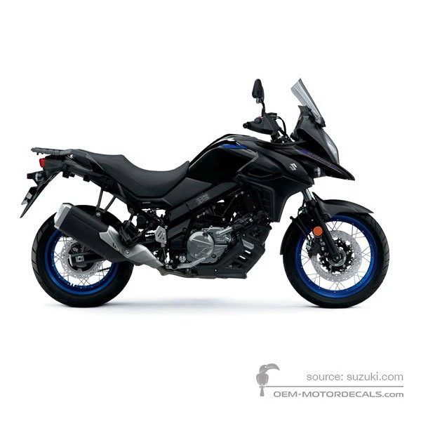 Pegatinas para Suzuki DL650XT VSTROM 2023 - Negro • Suzuki Pegatinas OEM