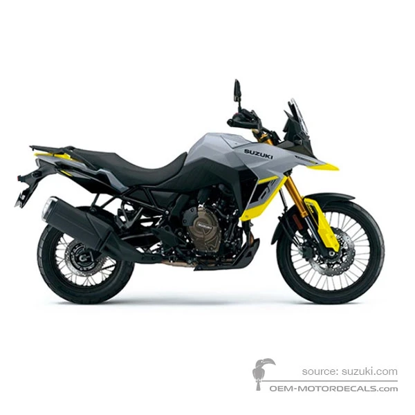 Aufkleber für Suzuki DL800 VSTROM 2023 - Grau • Suzuki OEM-Aufkleber