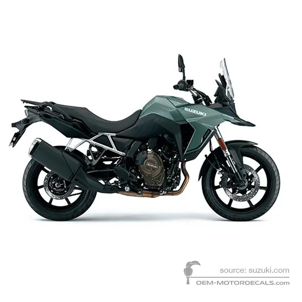 Decals for Suzuki DL800 VSTROM 2024 - Green • Suzuki OEM Decals