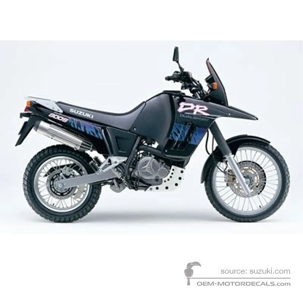 Decals for Suzuki DR800S BIG 1994 - Black • Suzuki OEM Decals