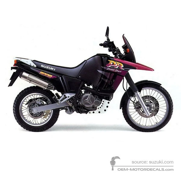 Adesivi per Suzuki DR800S BIG 1996 - Nero • Suzuki Adesivi OEM