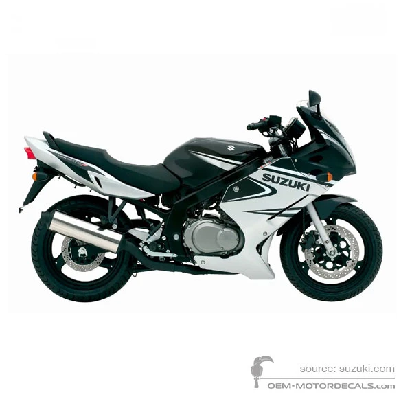 Autocollants pour Suzuki GS500F 2006 - Noir • Suzuki Autocollants OEM