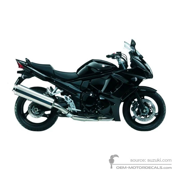 Naklejki do Suzuki GSX1250FA 2010 - Czarny • Suzuki Naklejki OEM