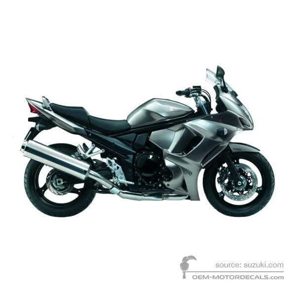 Naklejki do Suzuki GSX1250FA 2010 - Szary • Suzuki Naklejki OEM