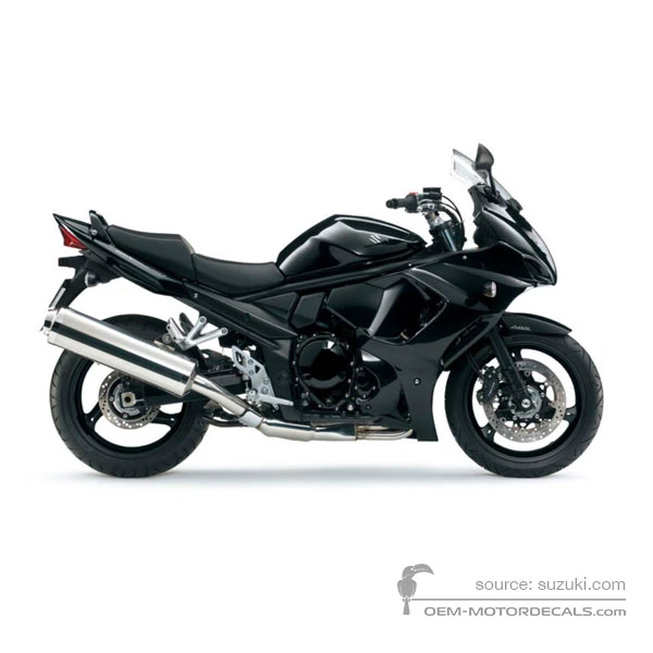 Naklejki do Suzuki GSX1250FA 2012 - Czarny • Suzuki Naklejki OEM