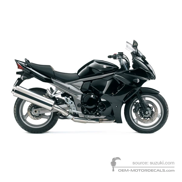 Naklejki do Suzuki GSX1250FA 2016 - Czarny • Suzuki Naklejki OEM