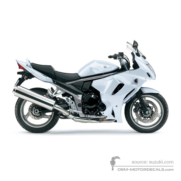 Naklejki do Suzuki GSX1250FA 2016 - Biały • Suzuki Naklejki OEM