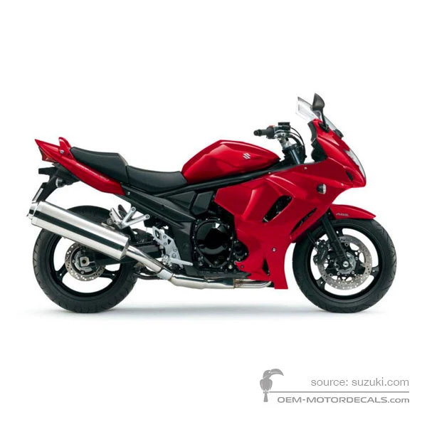 Decals for Suzuki GSX1250FA 2015 - Red • Suzuki OEM Decals