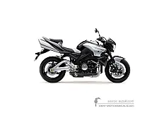 Naklejki do Suzuki GSX1300 B-KING 2008 - Srebrny • Suzuki Naklejki OEM