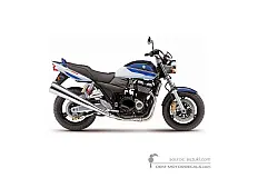 Naklejki do Suzuki GSX1400 2005 - Niebieski • Suzuki Naklejki OEM